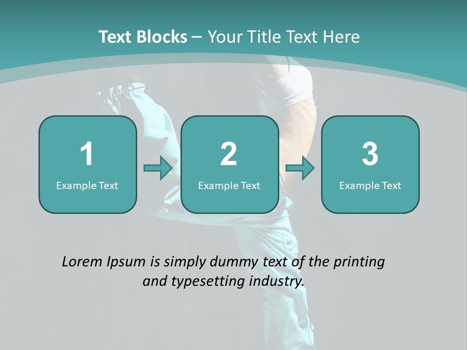 Takeoff Jazz Exercise PowerPoint Template