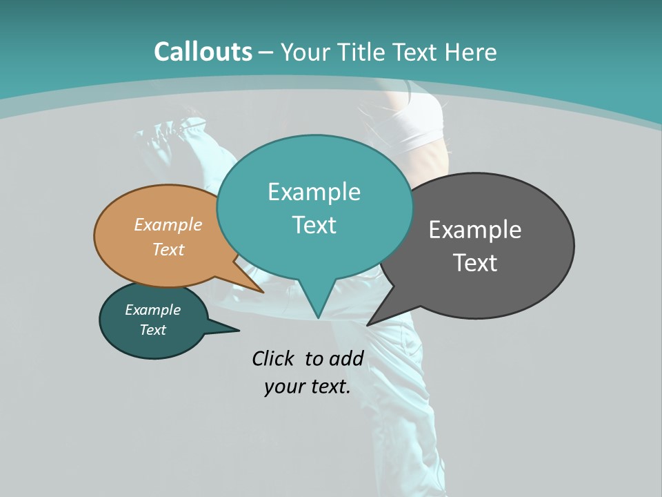 Takeoff Jazz Exercise PowerPoint Template