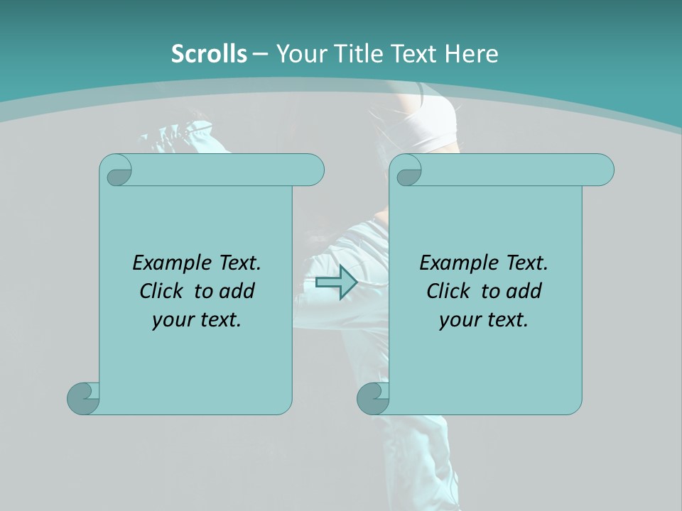 Takeoff Jazz Exercise PowerPoint Template