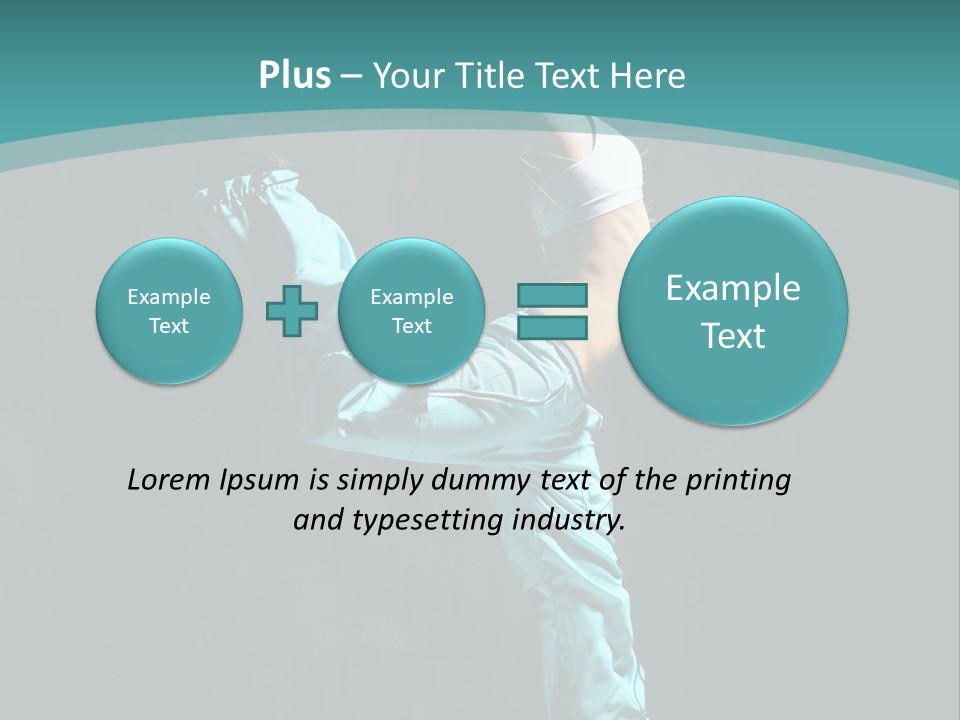 Takeoff Jazz Exercise PowerPoint Template