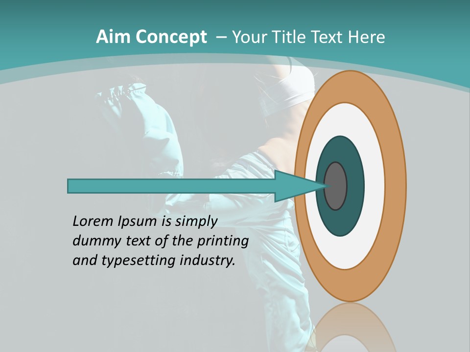 Takeoff Jazz Exercise PowerPoint Template