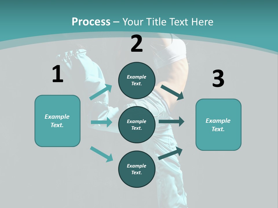 Takeoff Jazz Exercise PowerPoint Template