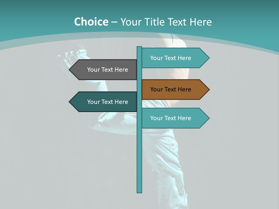 Takeoff Jazz Exercise PowerPoint Template