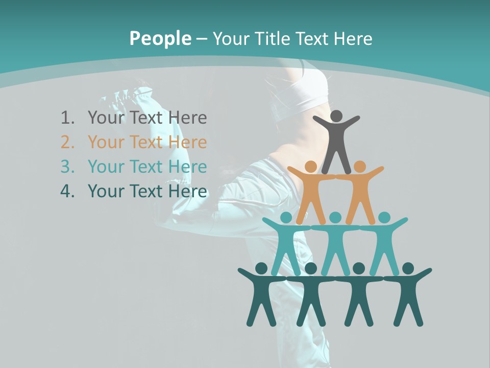 Takeoff Jazz Exercise PowerPoint Template