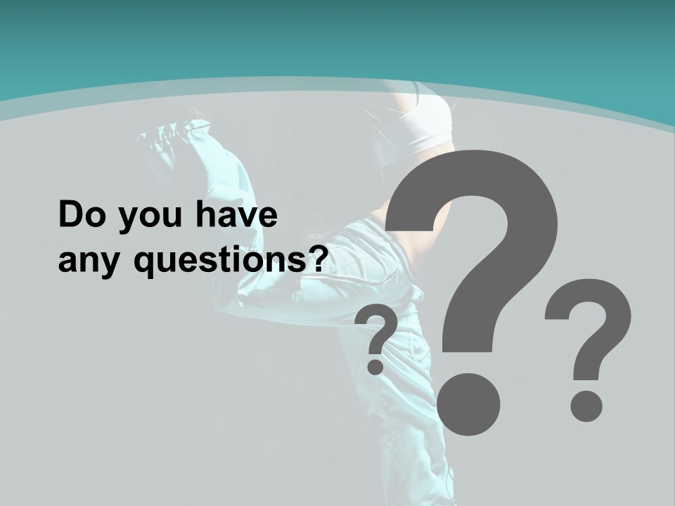 Takeoff Jazz Exercise PowerPoint Template