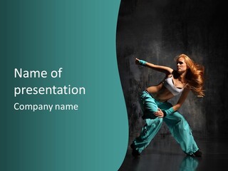 Dancer Modern Gymnastic PowerPoint Template