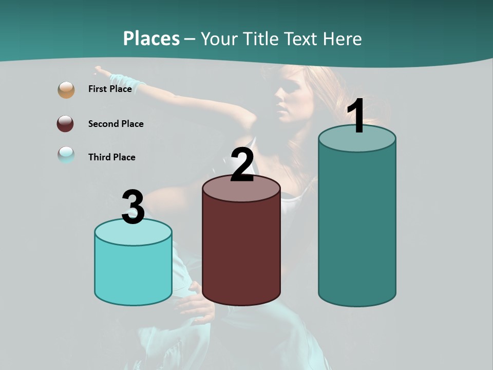 Dancer Modern Gymnastic PowerPoint Template