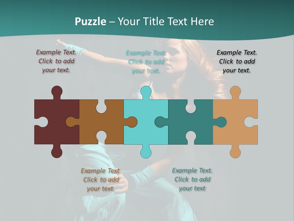 Dancer Modern Gymnastic PowerPoint Template