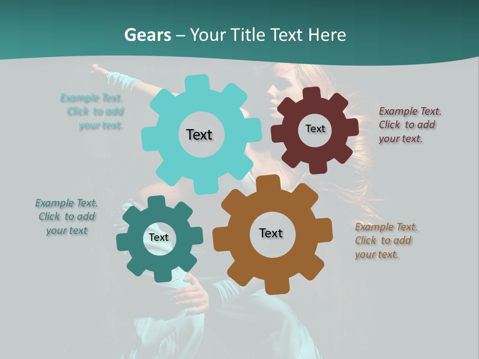 Dancer Modern Gymnastic PowerPoint Template