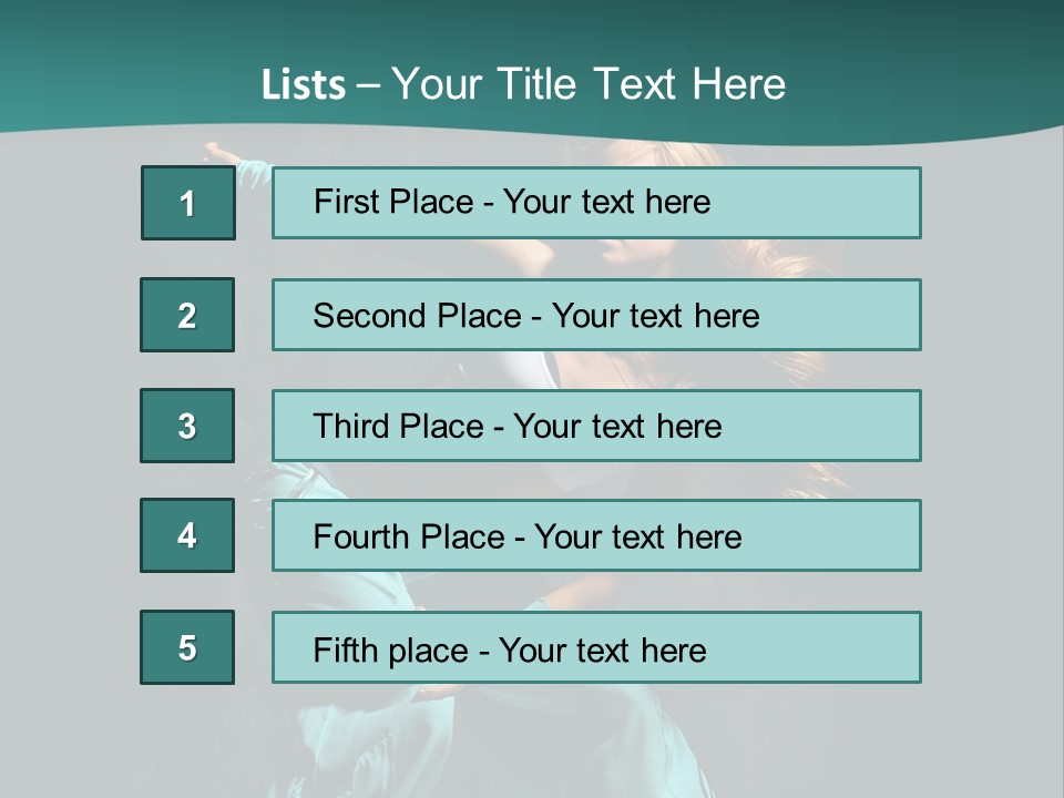 Dancer Modern Gymnastic PowerPoint Template