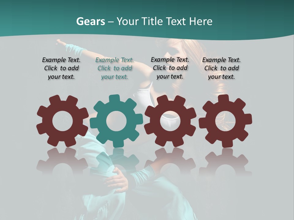 Dancer Modern Gymnastic PowerPoint Template