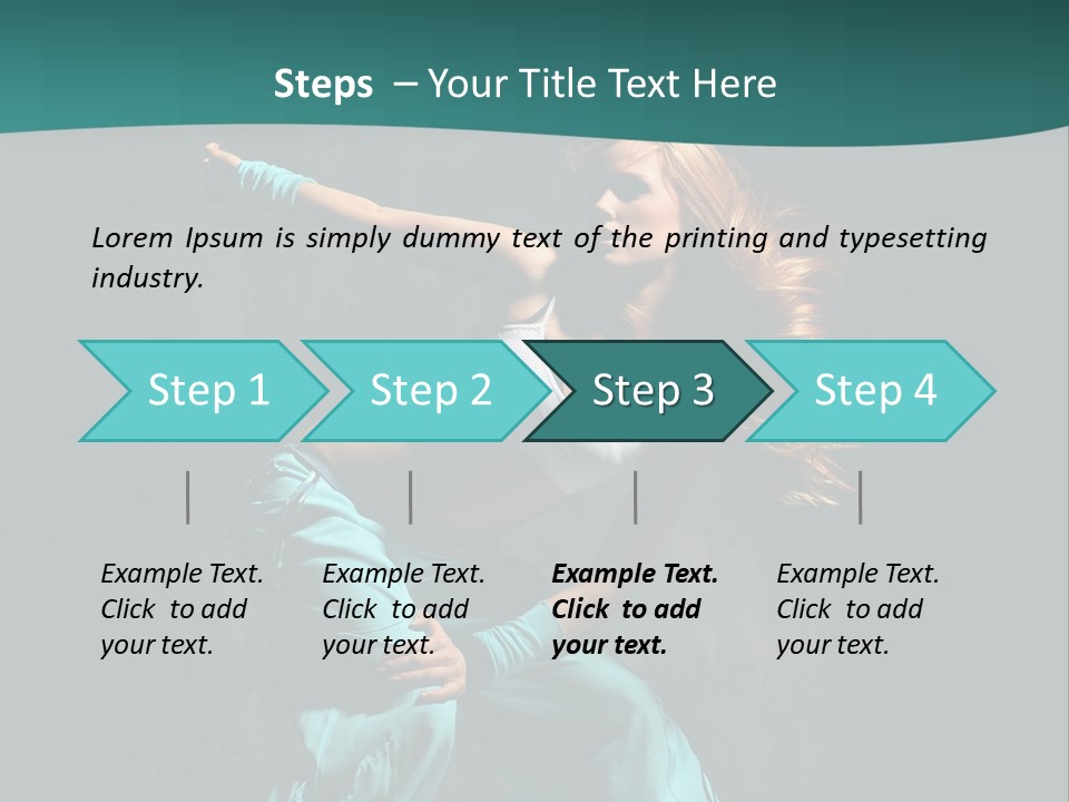 Dancer Modern Gymnastic PowerPoint Template