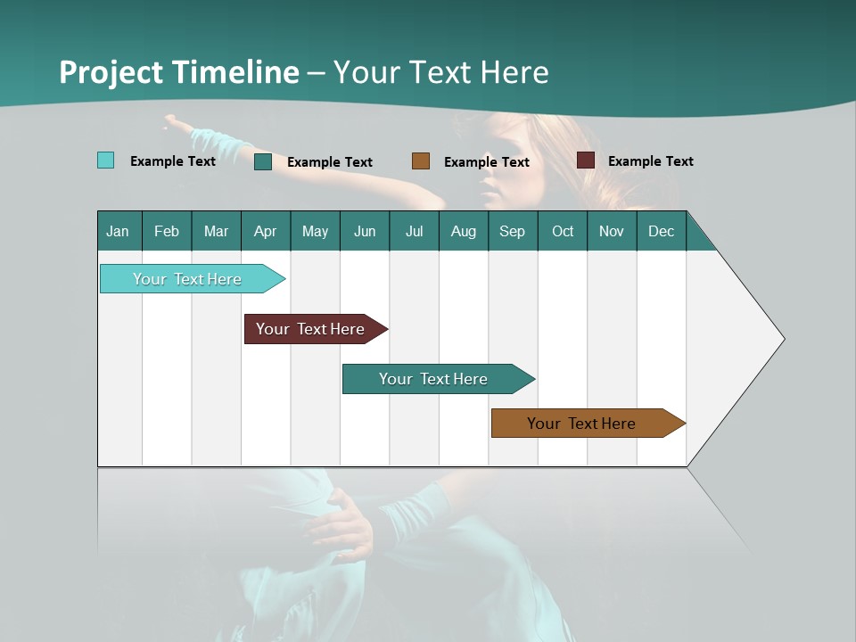 Dancer Modern Gymnastic PowerPoint Template