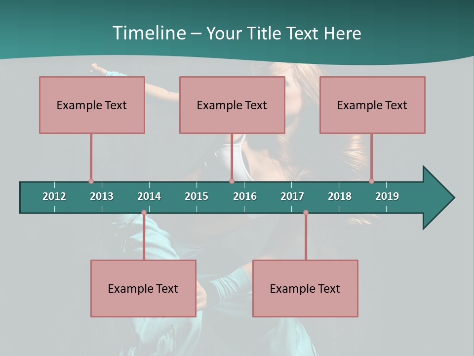 Dancer Modern Gymnastic PowerPoint Template