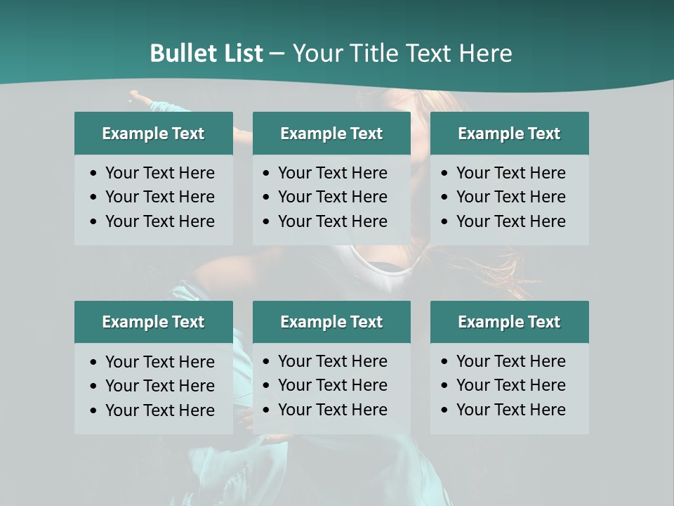 Dancer Modern Gymnastic PowerPoint Template