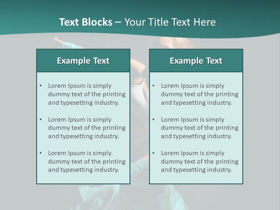 Dancer Modern Gymnastic PowerPoint Template