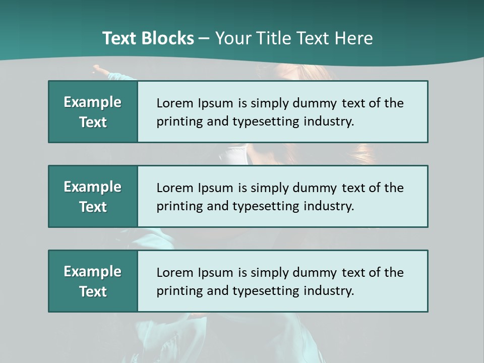 Dancer Modern Gymnastic PowerPoint Template