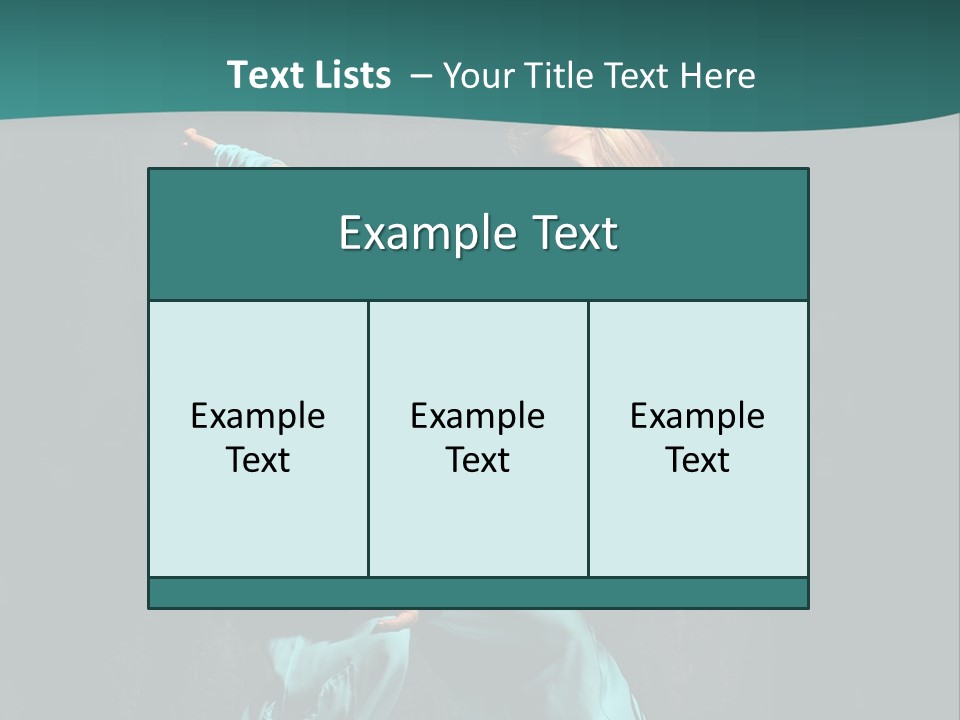 Dancer Modern Gymnastic PowerPoint Template