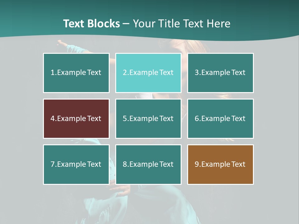 Dancer Modern Gymnastic PowerPoint Template