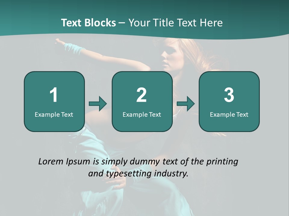 Dancer Modern Gymnastic PowerPoint Template