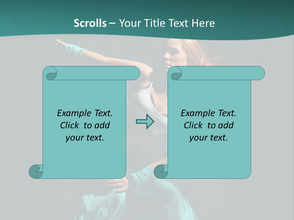 Dancer Modern Gymnastic PowerPoint Template