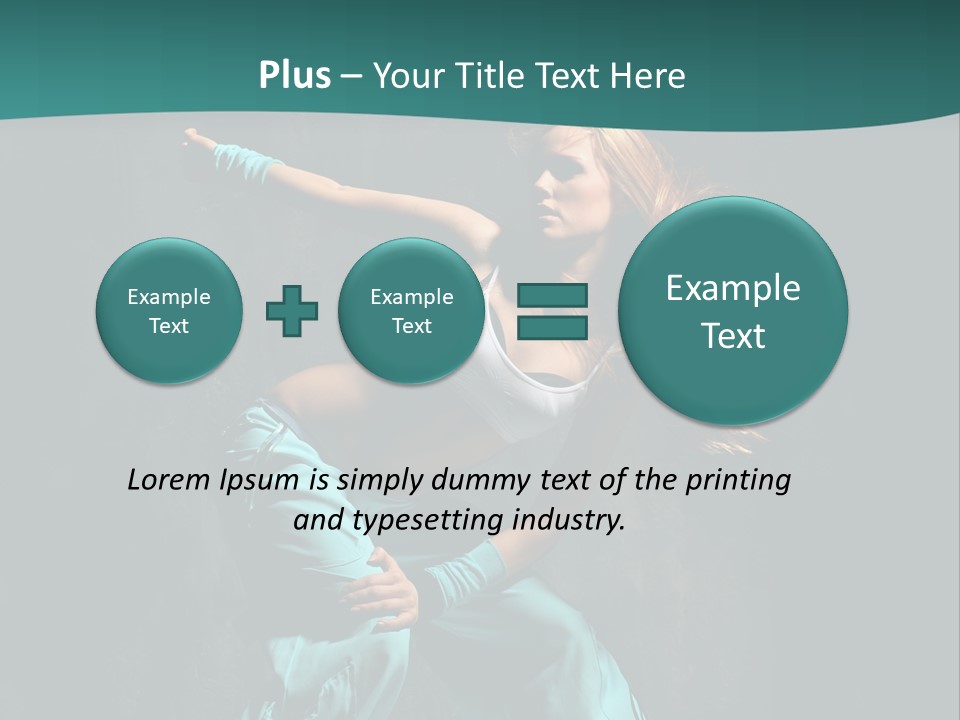 Dancer Modern Gymnastic PowerPoint Template