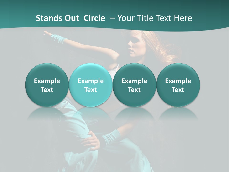 Dancer Modern Gymnastic PowerPoint Template
