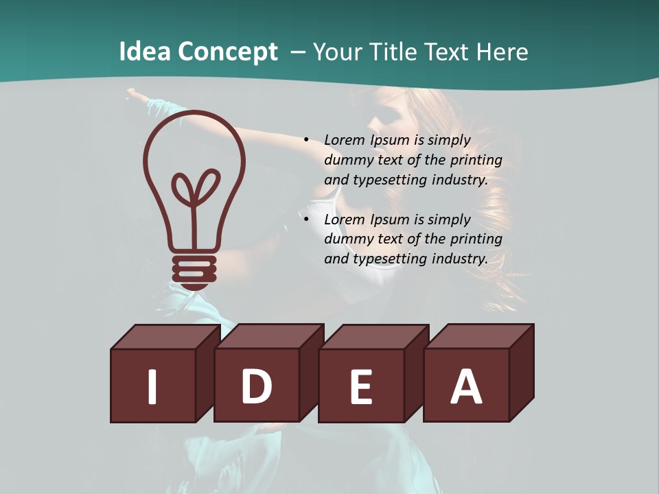 Dancer Modern Gymnastic PowerPoint Template