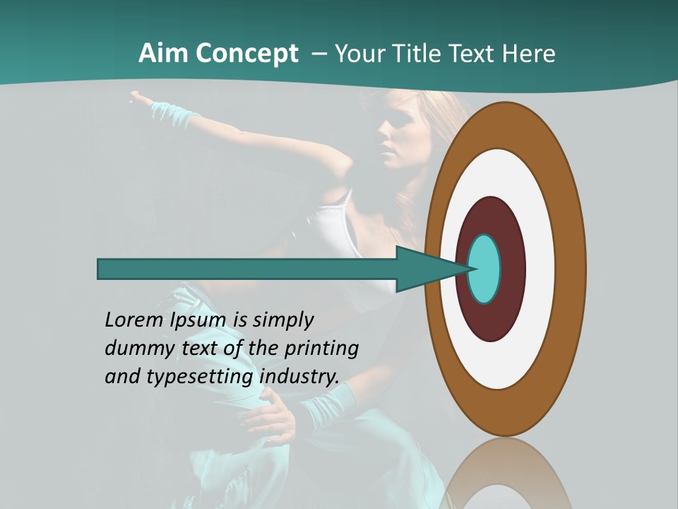 Dancer Modern Gymnastic PowerPoint Template