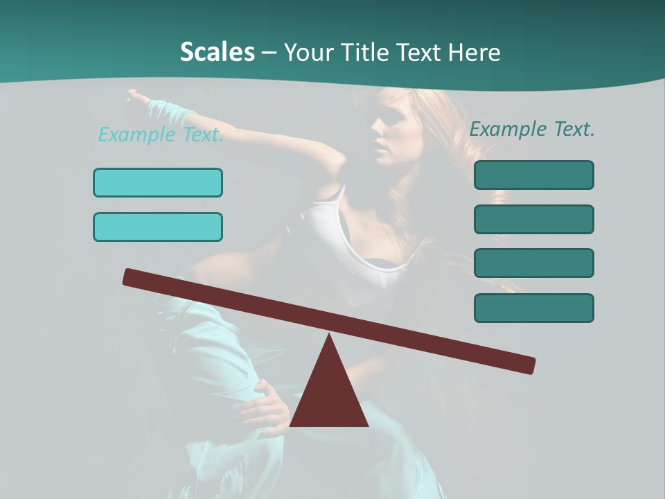Dancer Modern Gymnastic PowerPoint Template