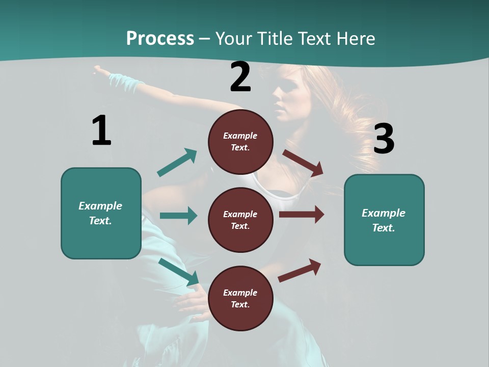 Dancer Modern Gymnastic PowerPoint Template