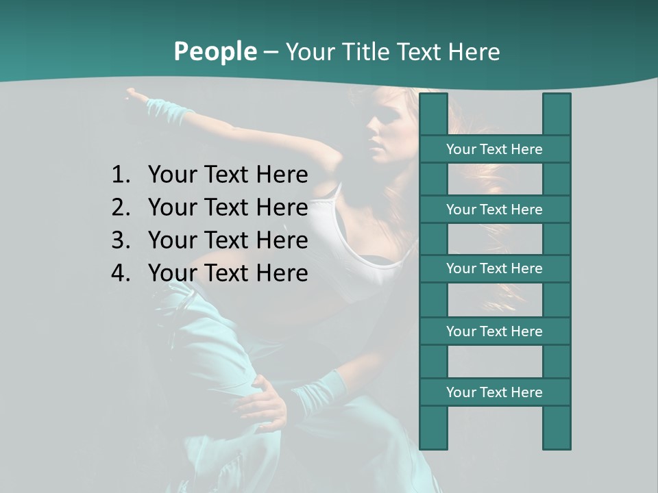 Dancer Modern Gymnastic PowerPoint Template