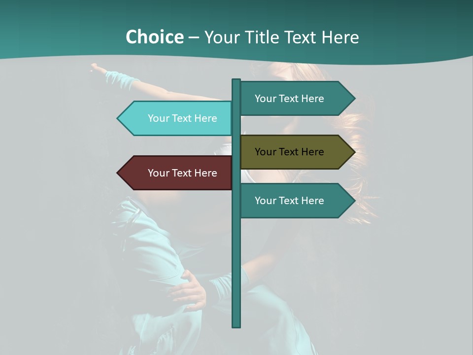 Dancer Modern Gymnastic PowerPoint Template