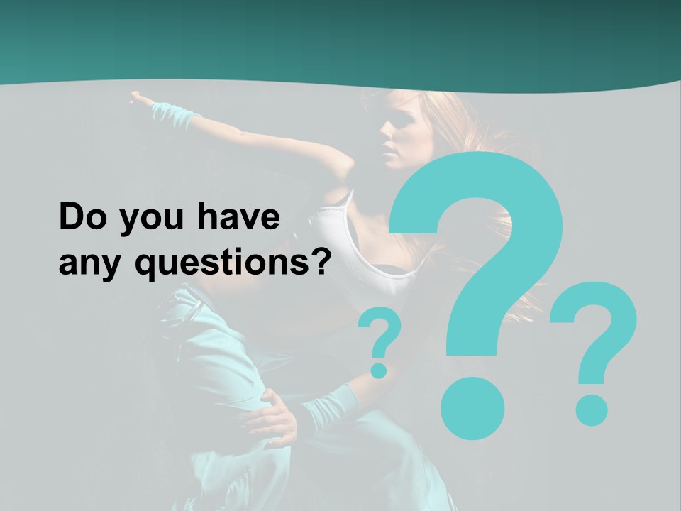 Dancer Modern Gymnastic PowerPoint Template