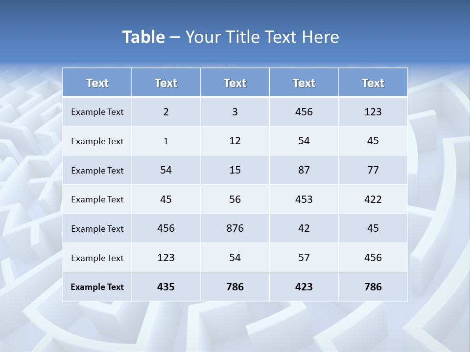 International Path Golden PowerPoint Template