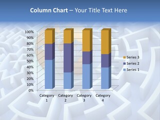 International Path Golden PowerPoint Template