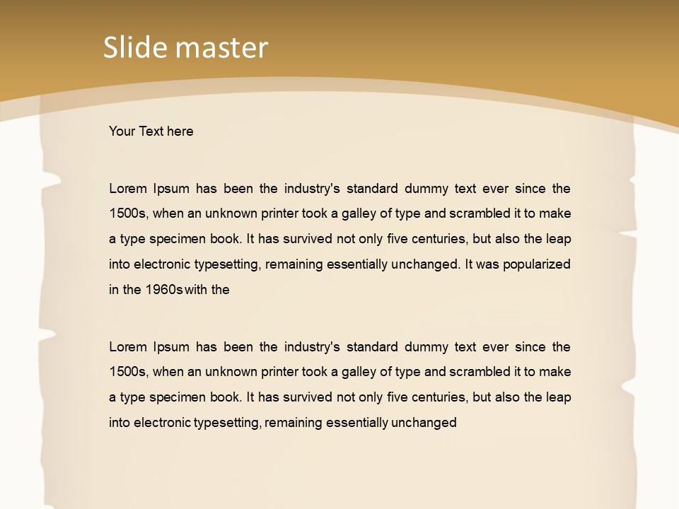 Parchment Pattern Historical PowerPoint Template