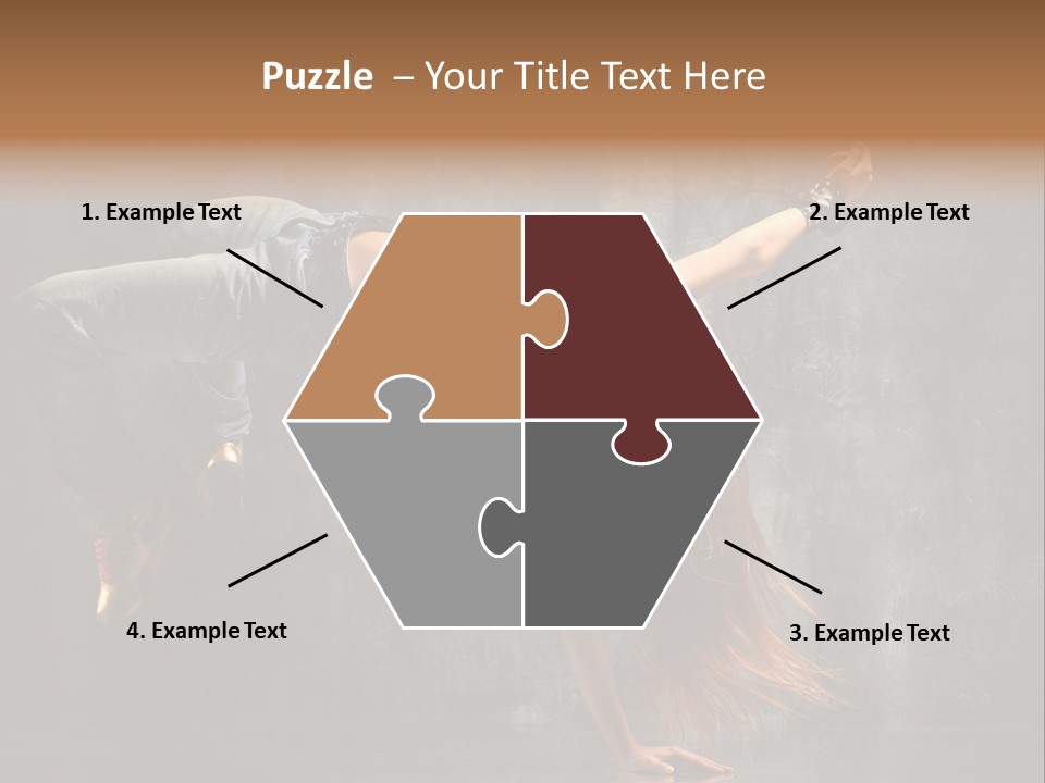 Gymnastic Stretching Jazz PowerPoint Template