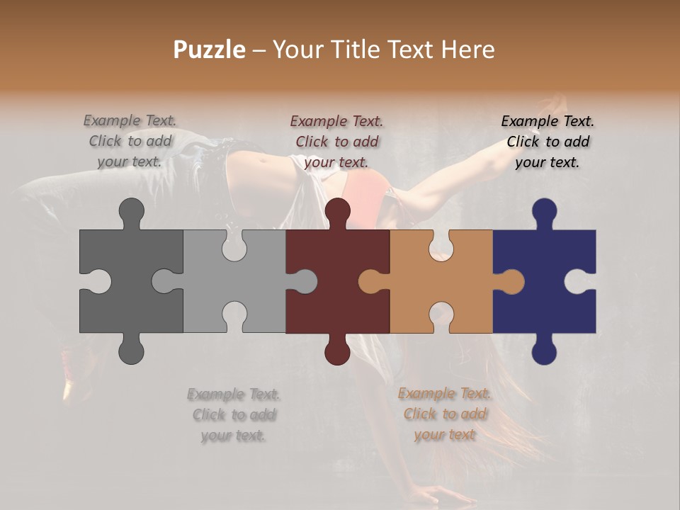 Gymnastic Stretching Jazz PowerPoint Template