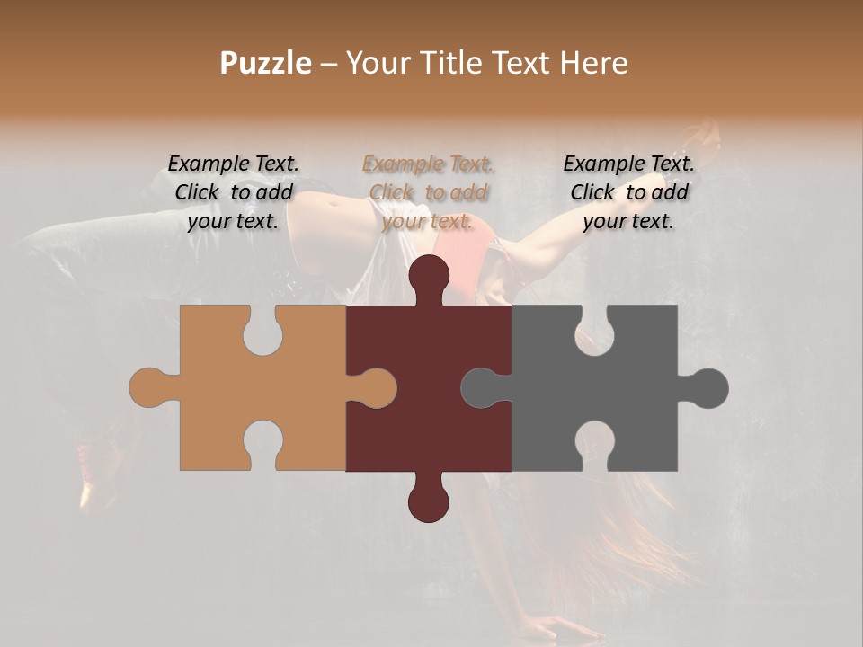 Gymnastic Stretching Jazz PowerPoint Template