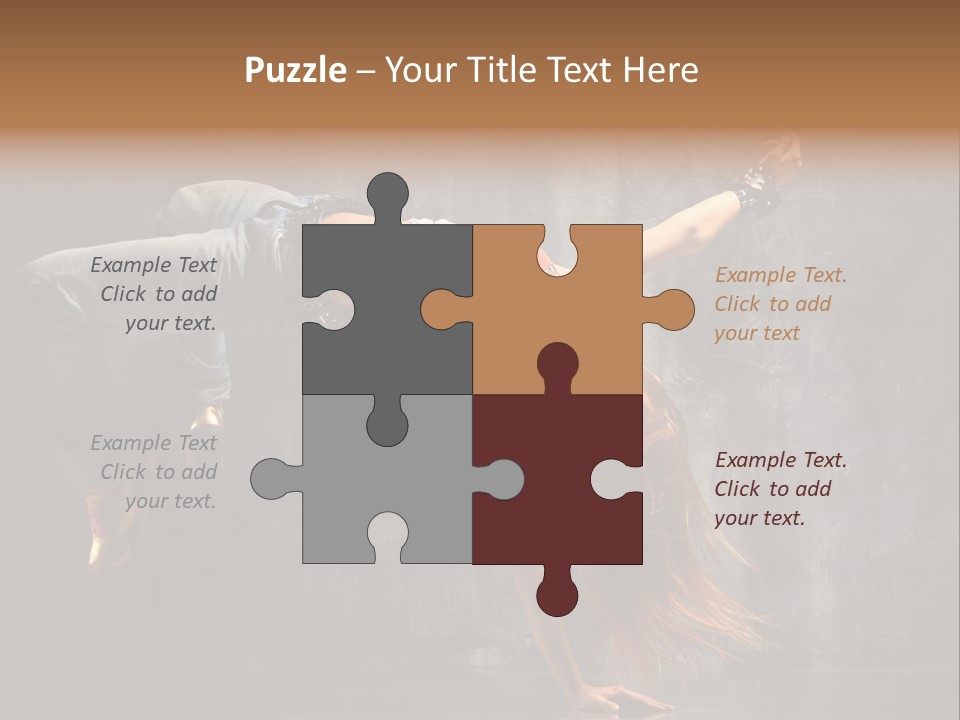 Gymnastic Stretching Jazz PowerPoint Template