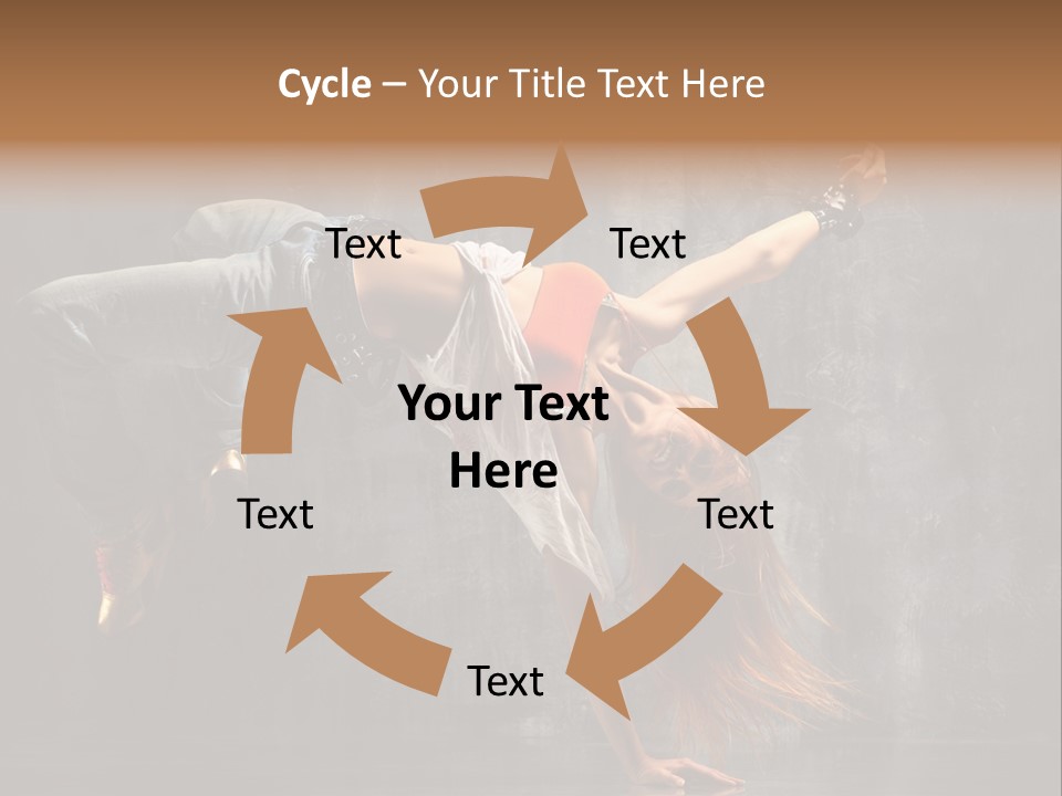 Gymnastic Stretching Jazz PowerPoint Template