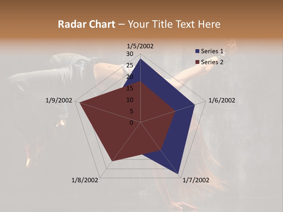 Gymnastic Stretching Jazz PowerPoint Template