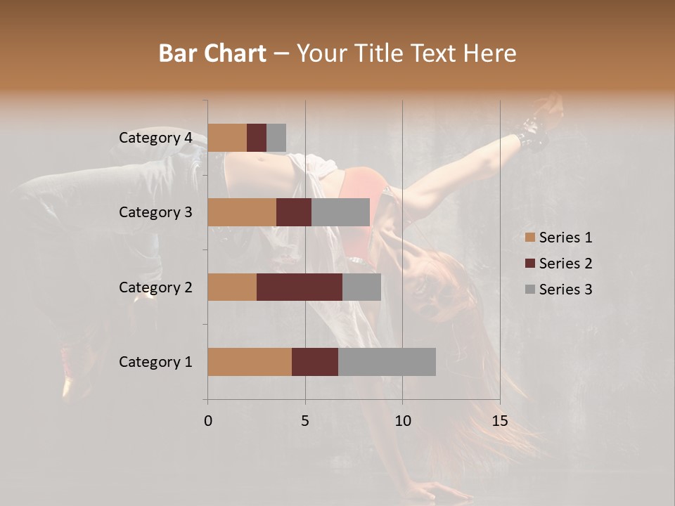 Gymnastic Stretching Jazz PowerPoint Template