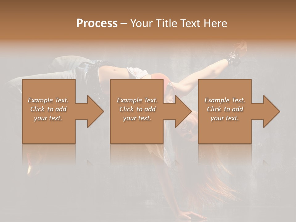 Gymnastic Stretching Jazz PowerPoint Template