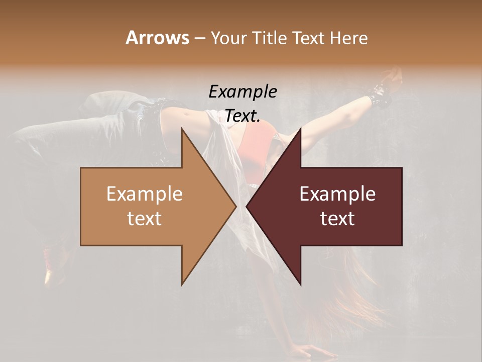 Gymnastic Stretching Jazz PowerPoint Template