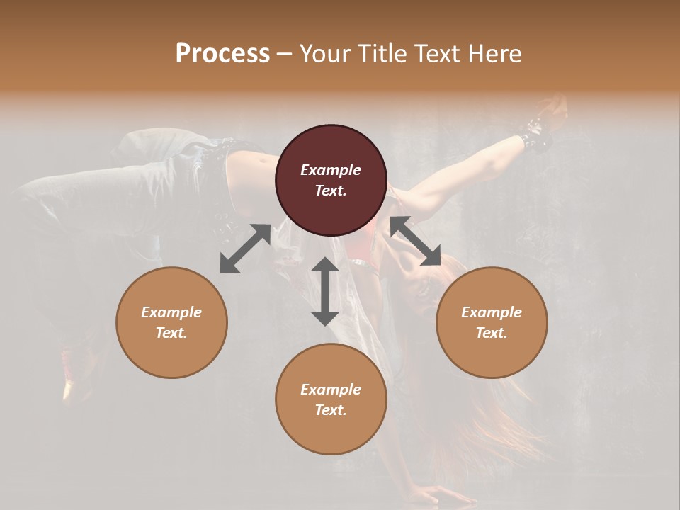 Gymnastic Stretching Jazz PowerPoint Template