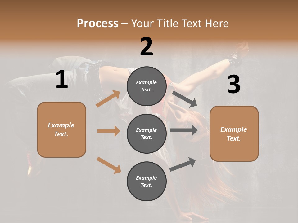 Gymnastic Stretching Jazz PowerPoint Template