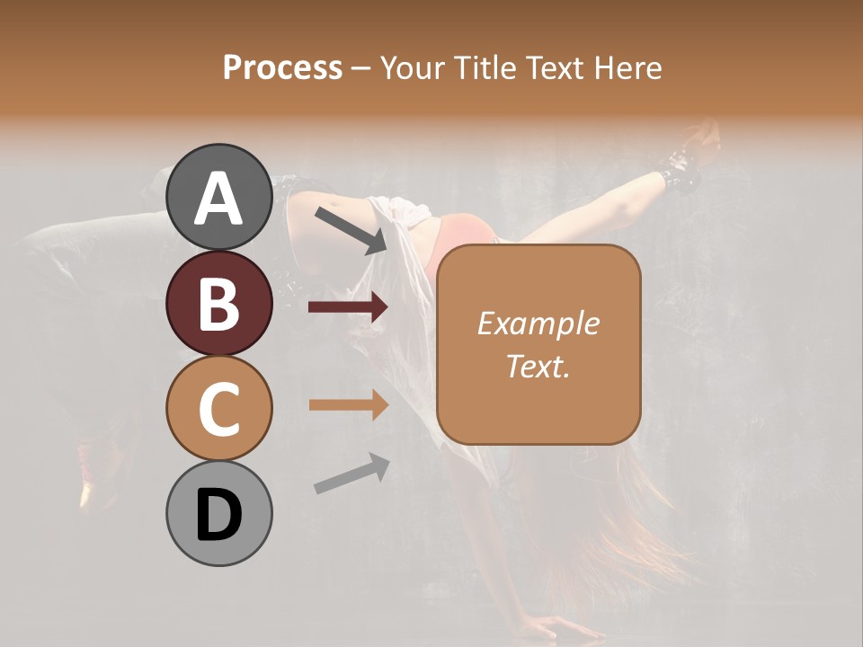 Gymnastic Stretching Jazz PowerPoint Template