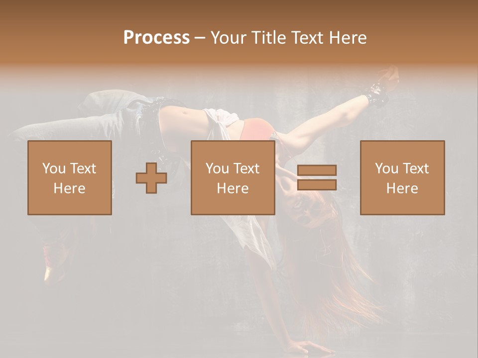 Gymnastic Stretching Jazz PowerPoint Template